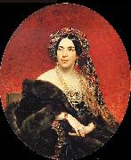 Portrait of princess Mariya Volkonskaya, Karl Briullov